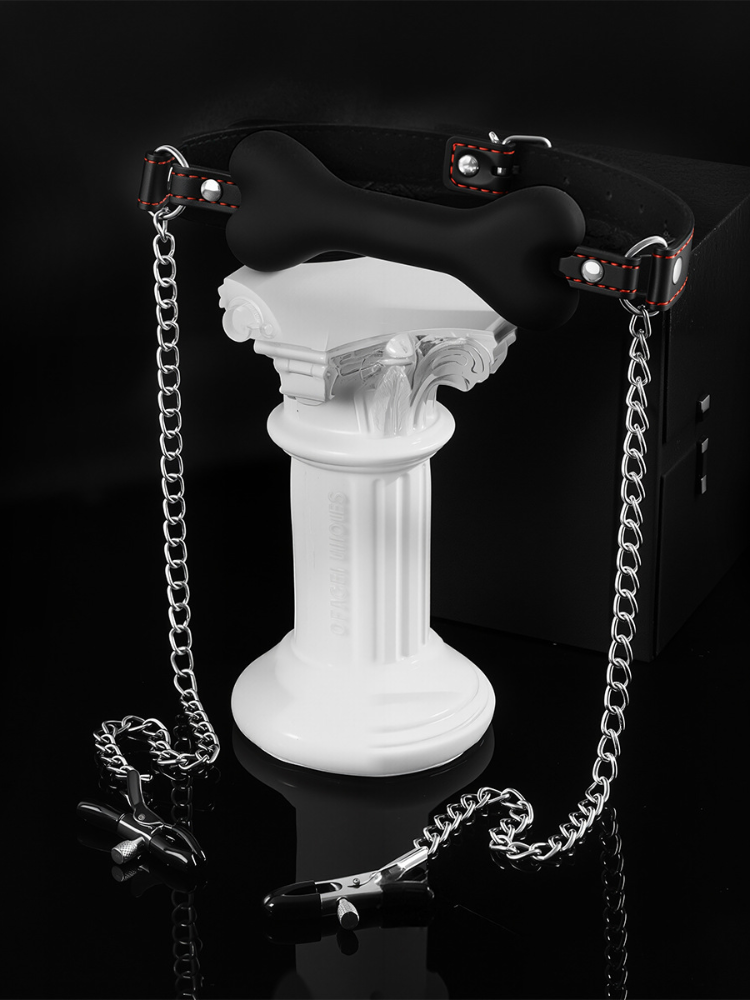 Bone Gag With Clamp