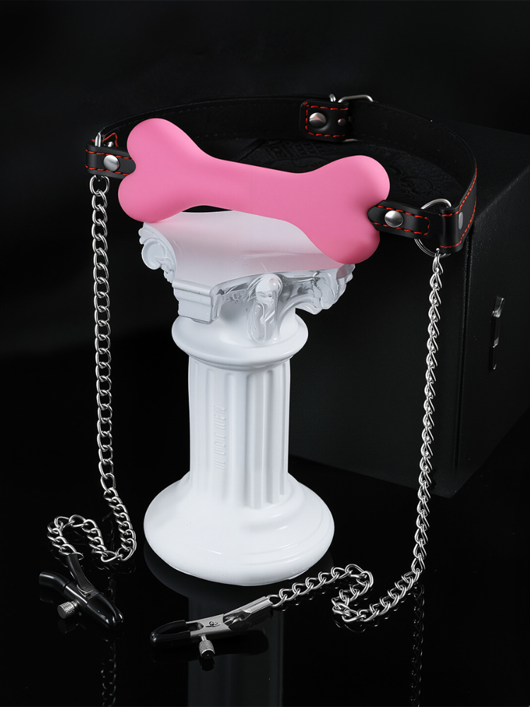 Bone Gag With Clamp