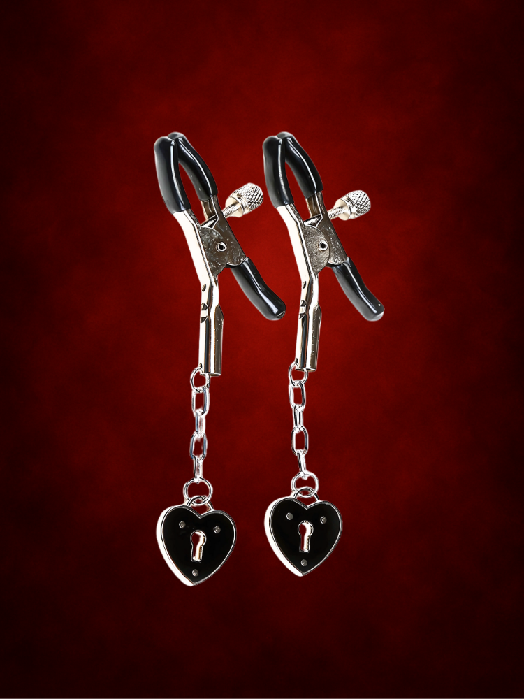 Heart Lock Pinch Clamp Set