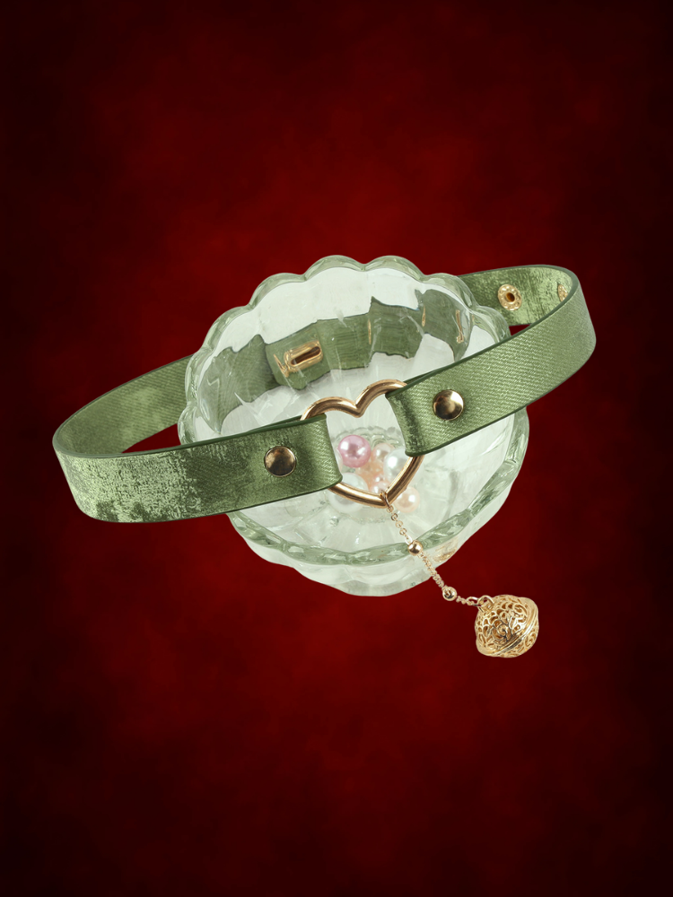 Velvet Bell Collar
