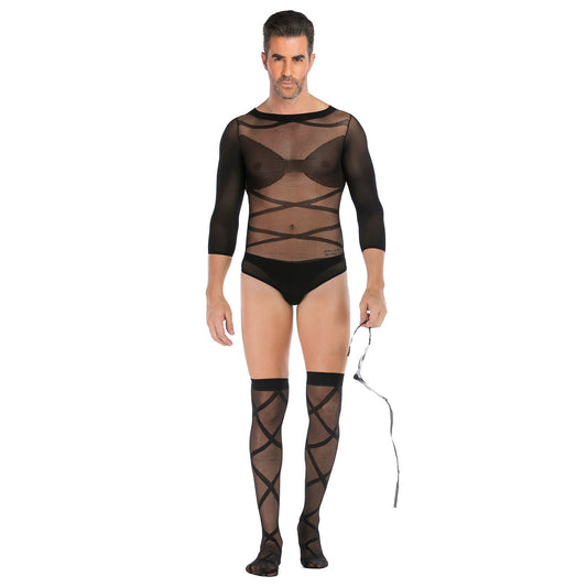 Men s fishnet suit mask, photo 2