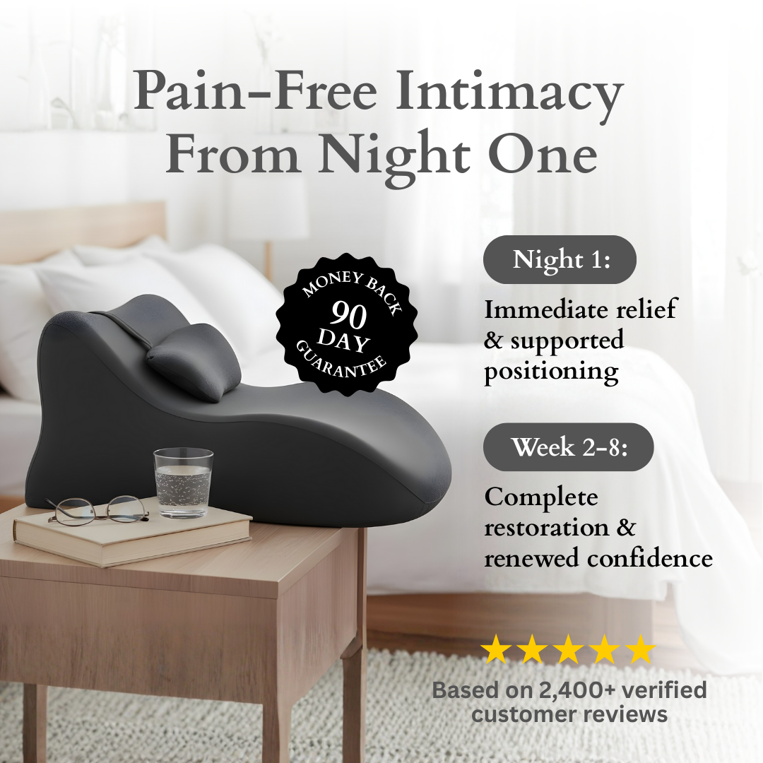 WildNightX Pillow pain-free intimacy timeline