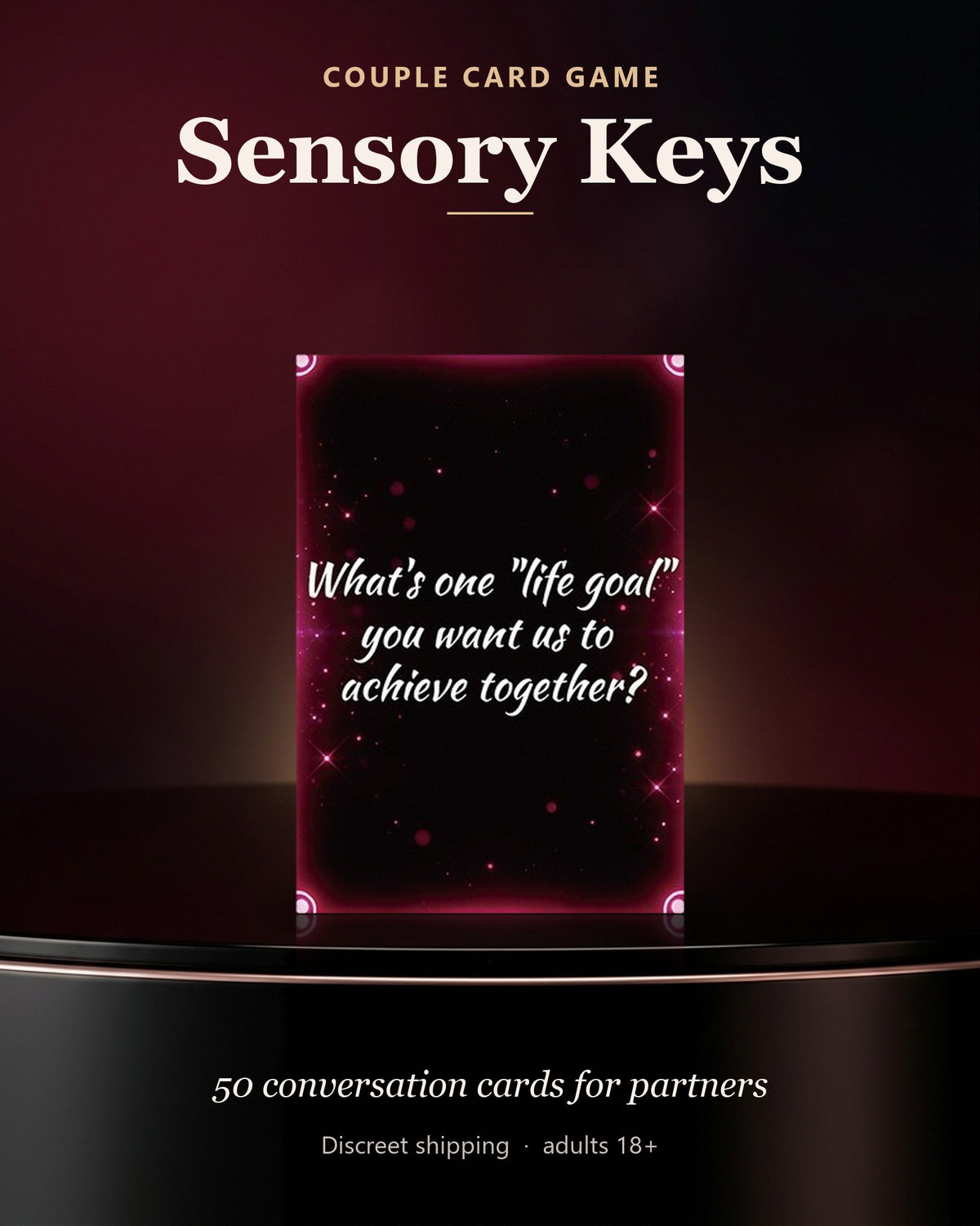 Sensory Keys - sensory keys couple conversation cards - WildNightX