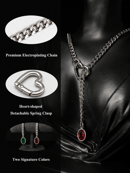 Solitair Slip Chain Necklace