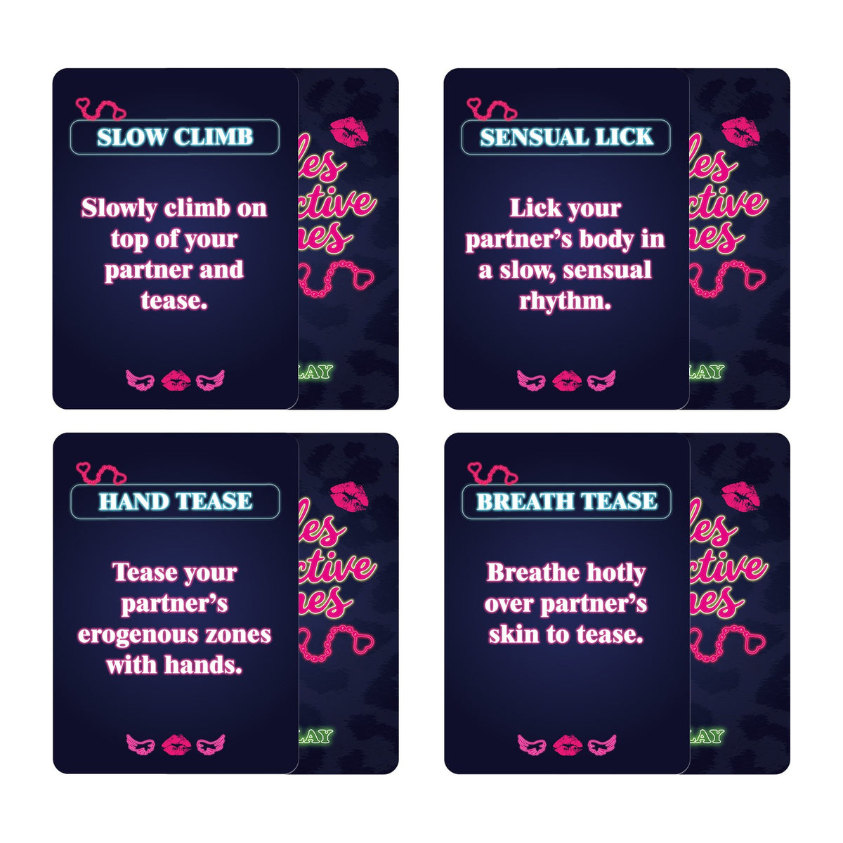 Couples Interactive Games: Level 2 Tease - couple card game level 2 tease cards - WildNightX