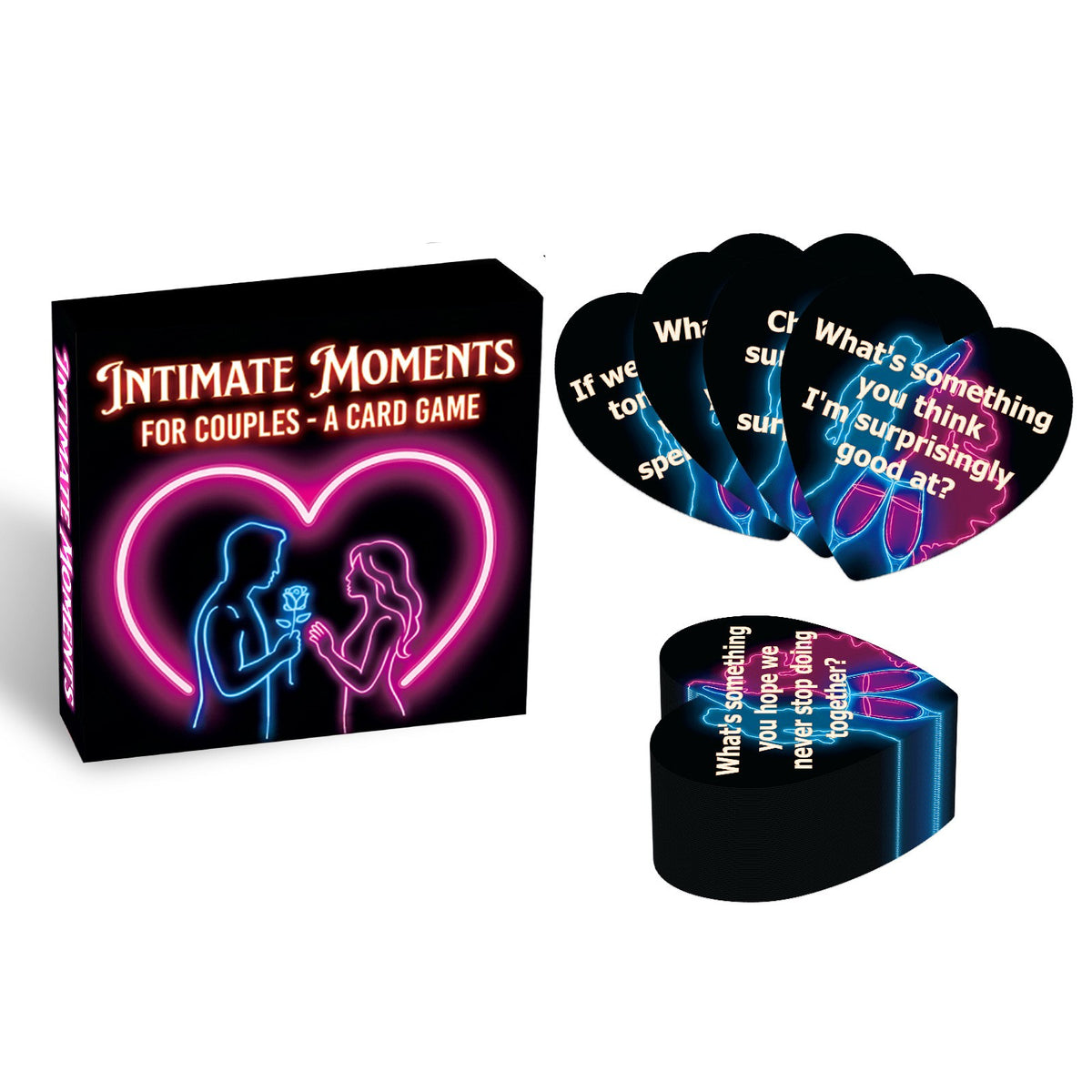 Intimate Moments Heart Deck - intimate moments heart shaped couple cards cards - WildNightX