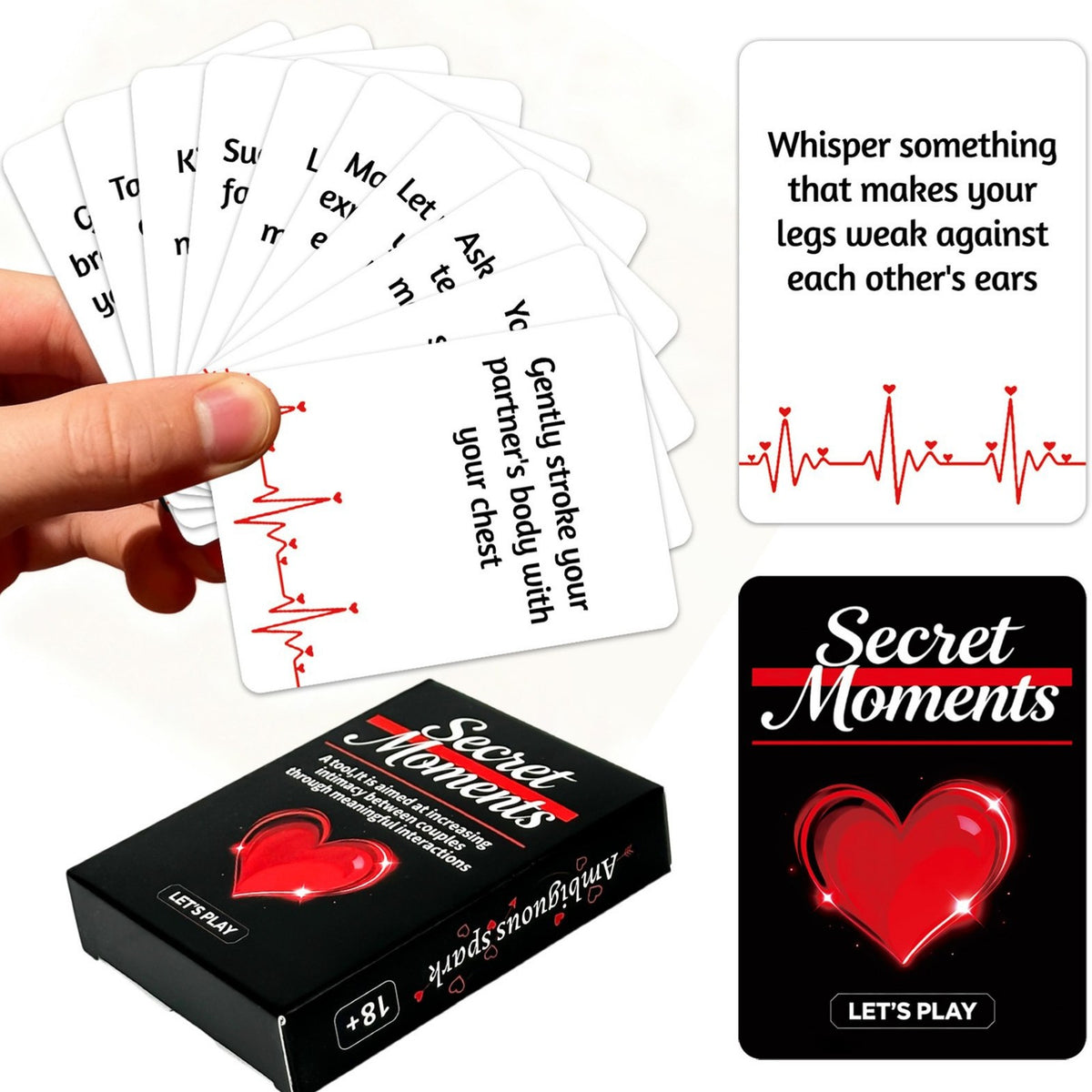 Secret Moments - secret moments couple card game cards - WildNightX