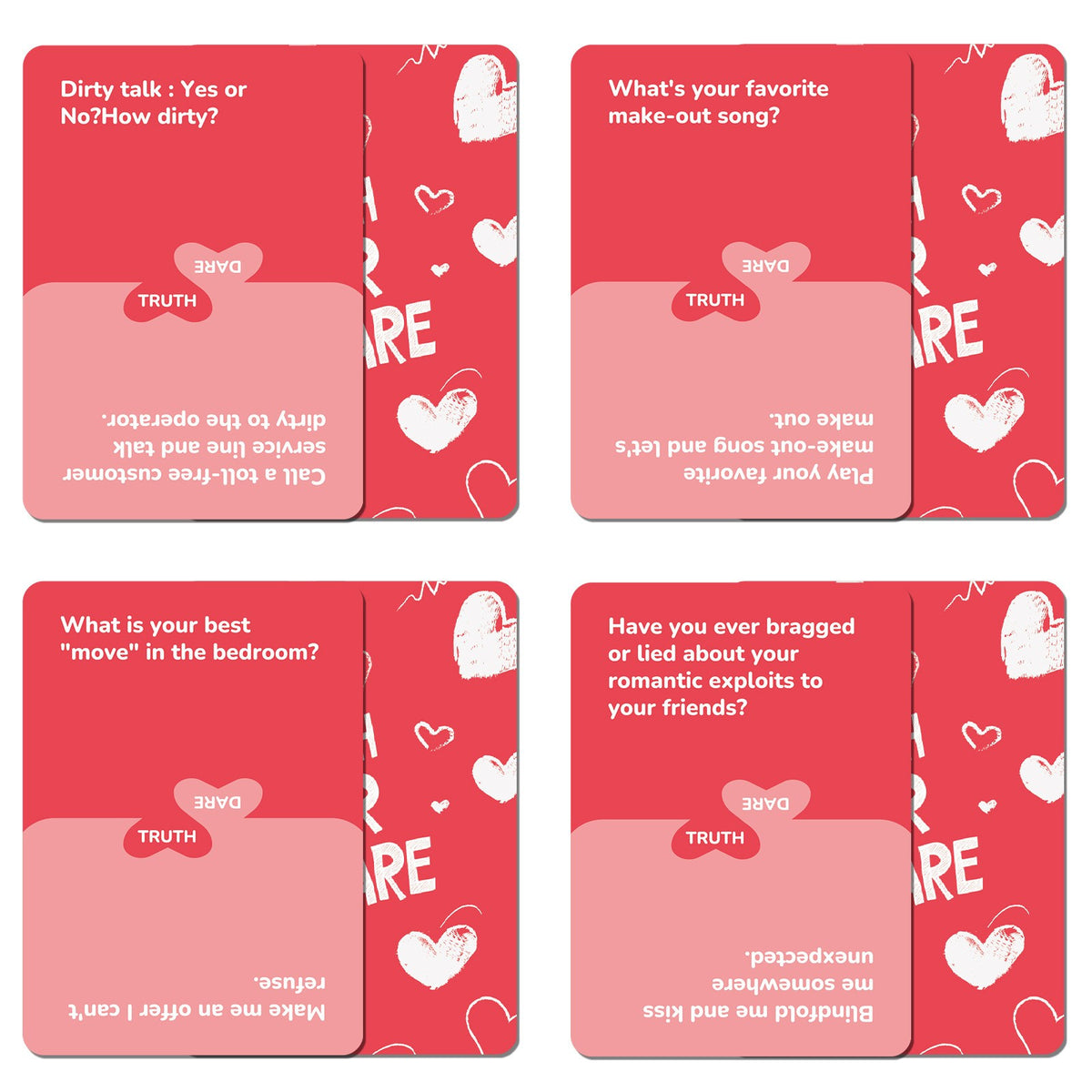 Truth or Dare for Couples - truth or dare card game for couples cards - WildNightX