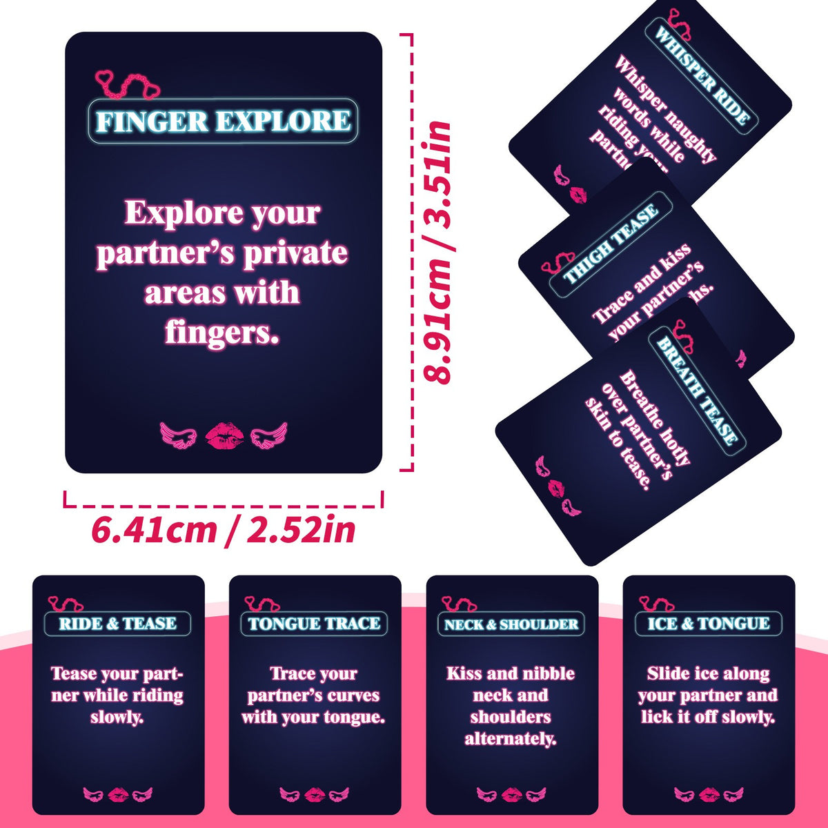 Couples Interactive Games: Level 2 Tease - couple card game level 2 tease cards - WildNightX