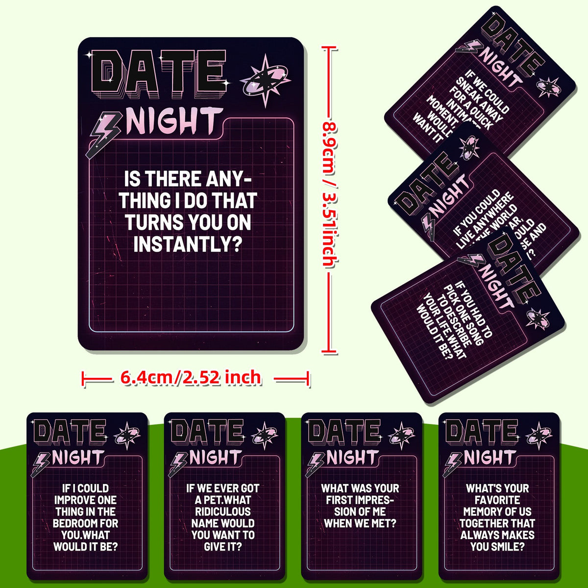 Date Night - date night question cards for couples cards - WildNightX