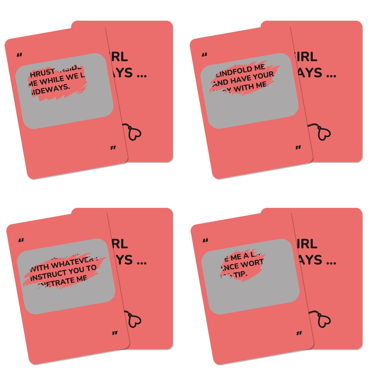 Fun Commands Scratch-Off - fun commands scratch off couple card game cards - WildNightX