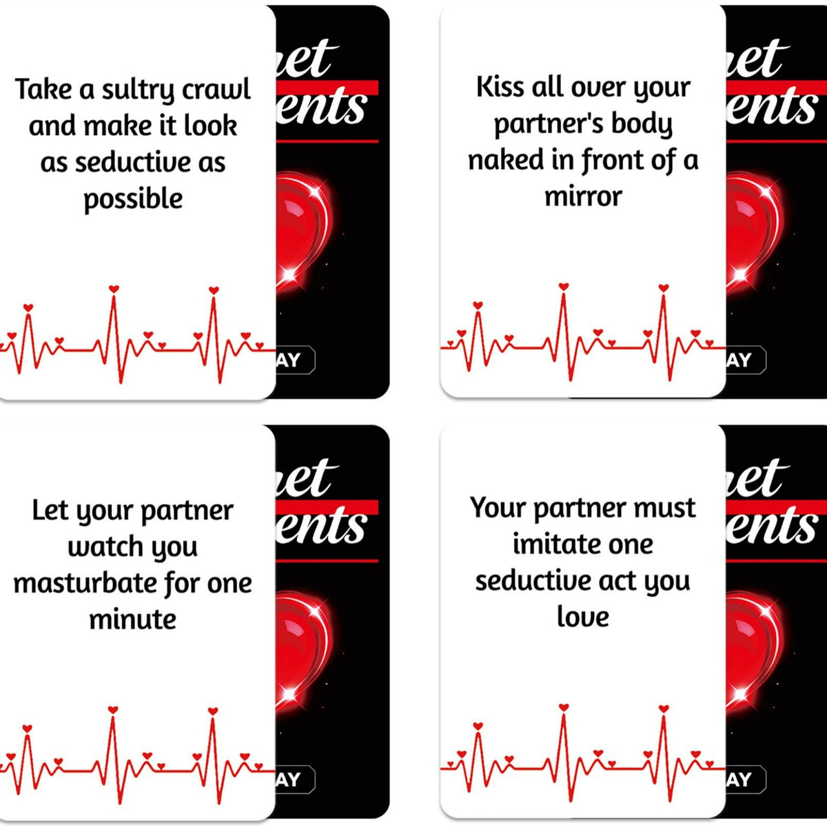 Secret Moments - secret moments couple card game cards - WildNightX