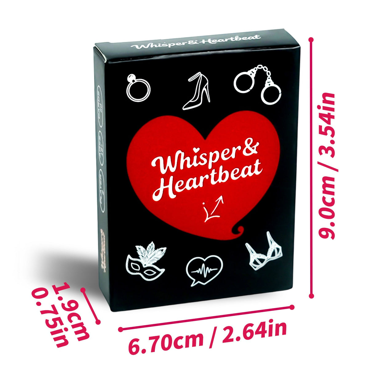 Whisper & Heartbeat - whisper and heartbeat couple card game cards - WildNightX