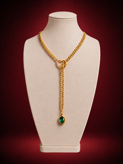 Solitair Slip Chain Necklace