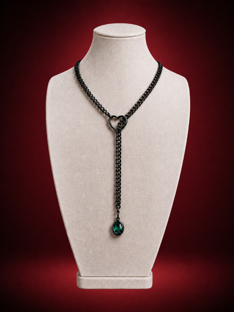 Solitair Slip Chain Necklace
