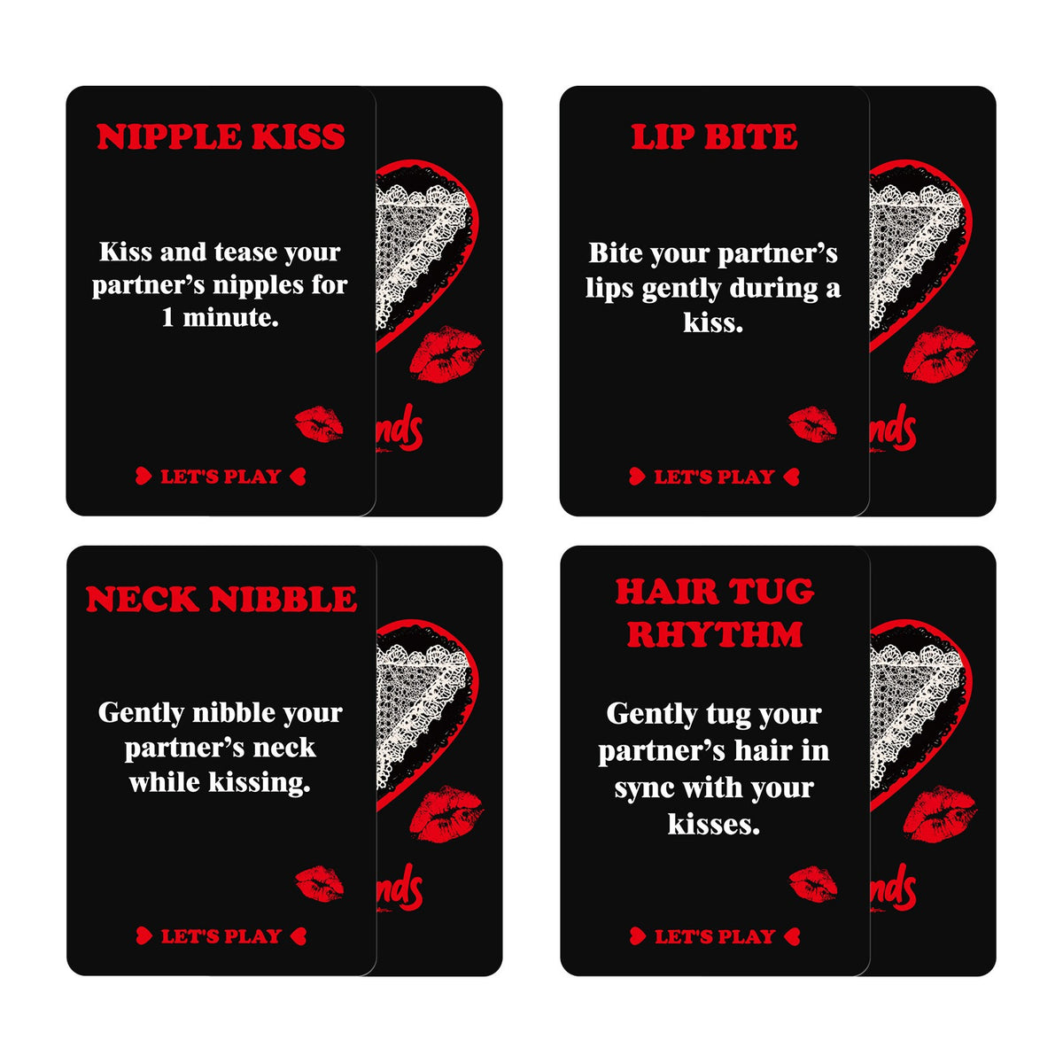 Spicy Couple Card Game - level 3 dare cards - WildNightX