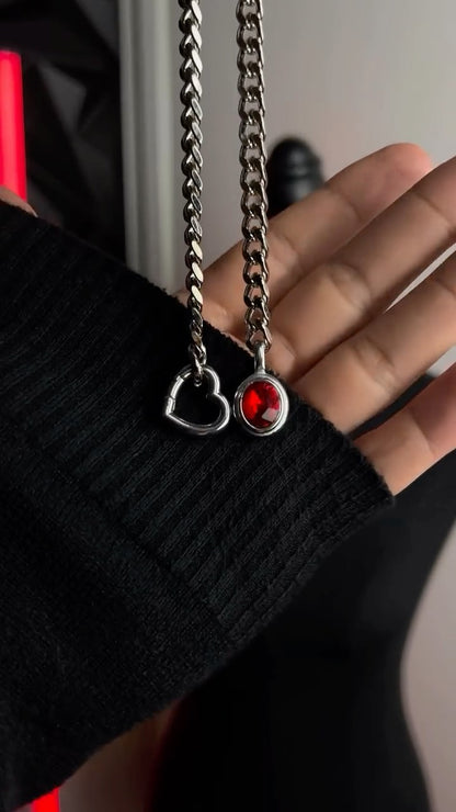 Solitair Slip Chain Necklace