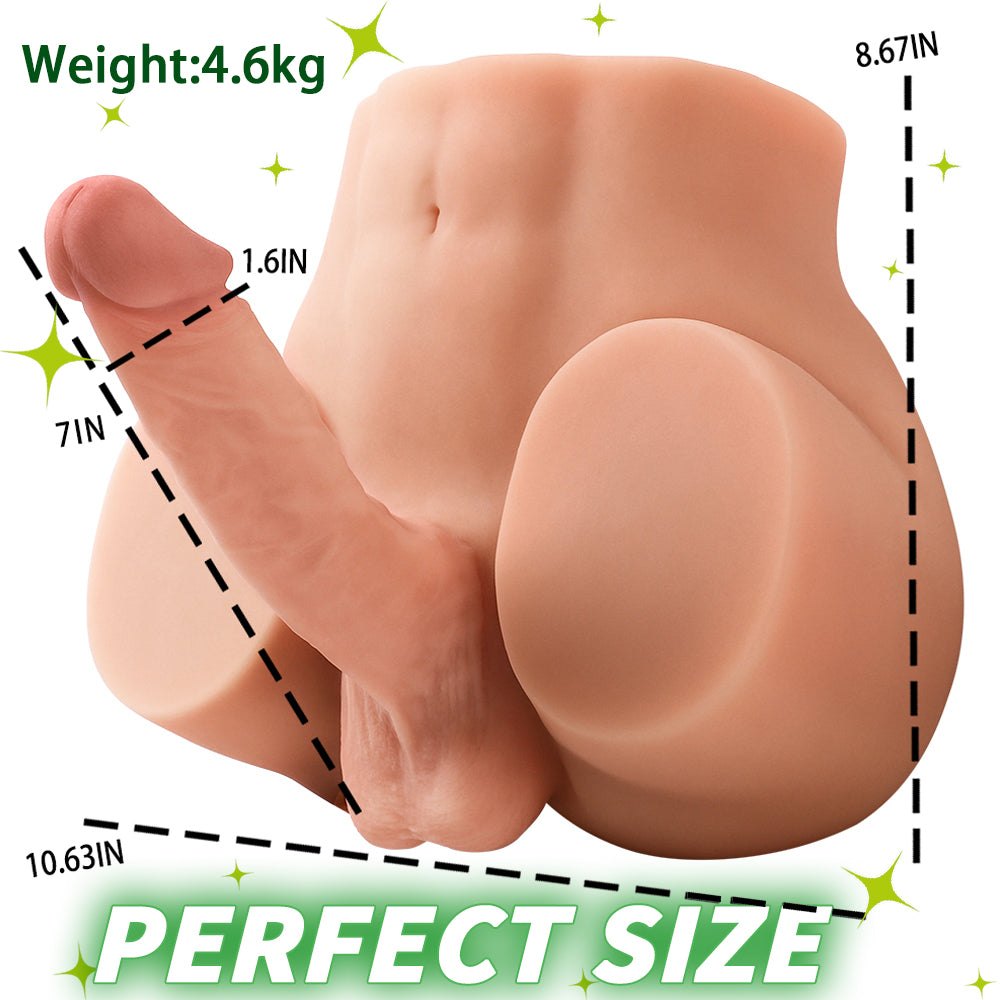 Male torso with movable dildo and anus, photo 5