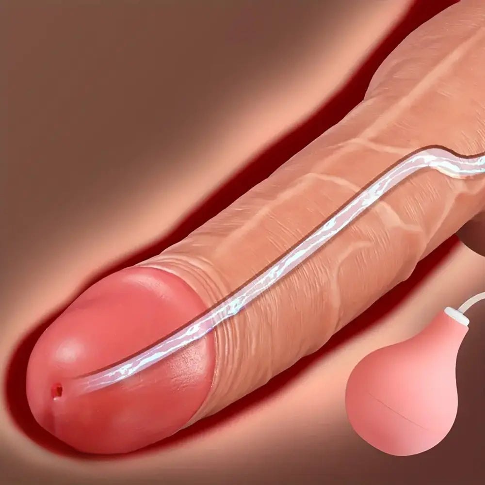 Flesh silicone realistic dildo, photo 3