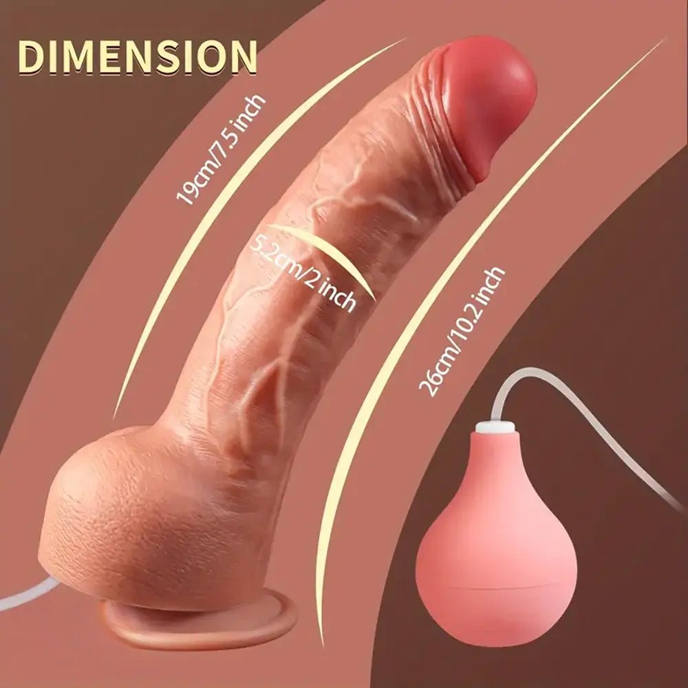 Flesh silicone realistic dildo, photo 5