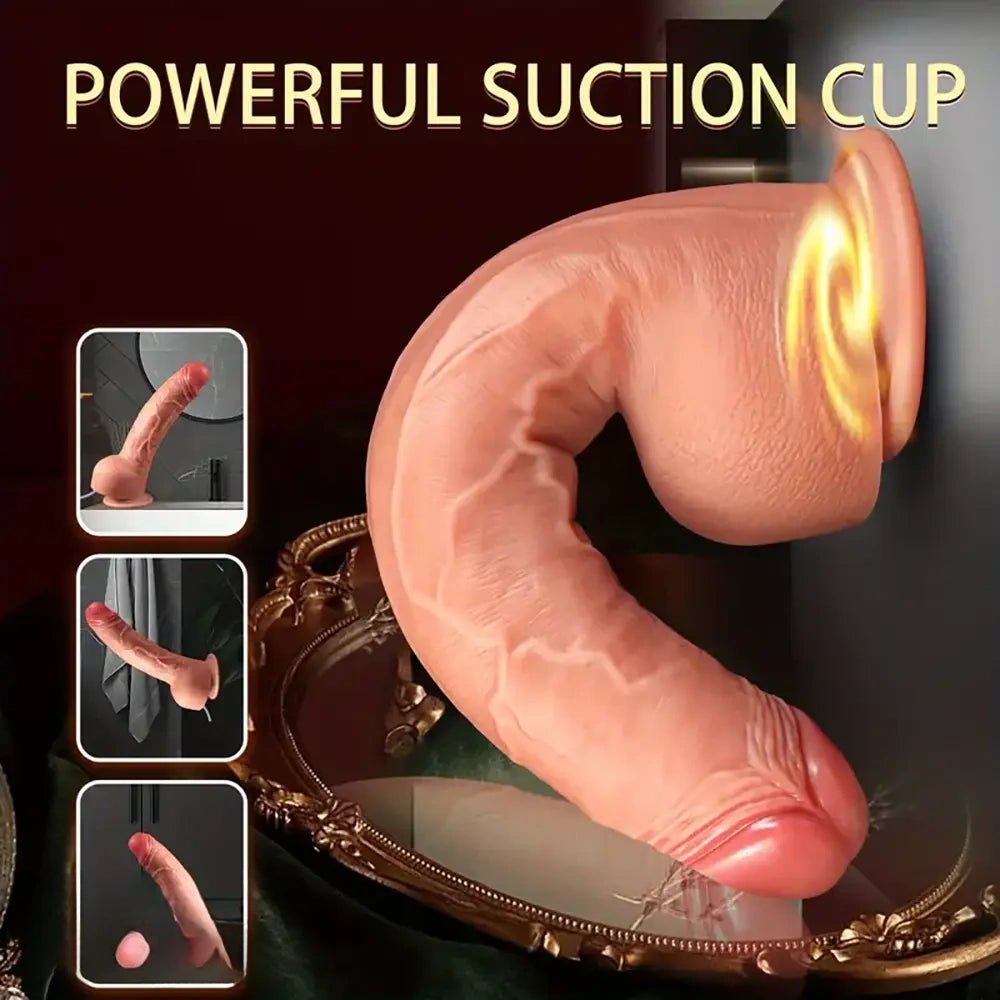 Flesh silicone realistic dildo, photo 6