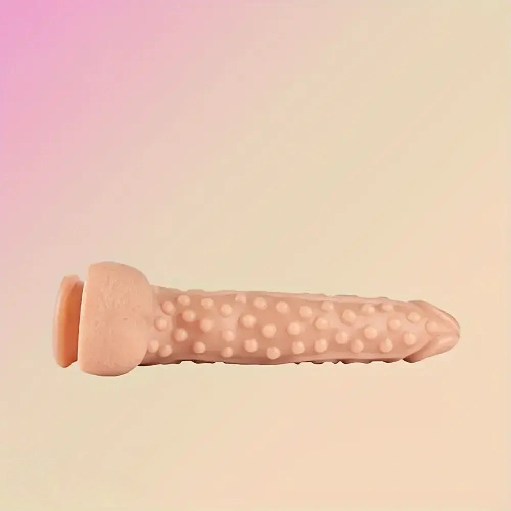 Bumpy textured silicone fantasy dildo, photo 2