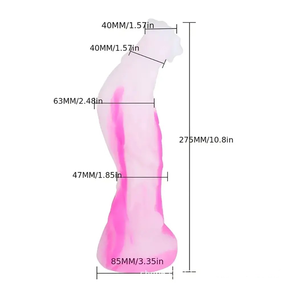 Pink ridged spiral silicone fantasy dildo with suction cup base