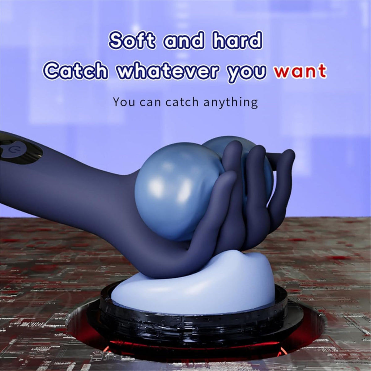Blue finger vibrator stroker, photo 7