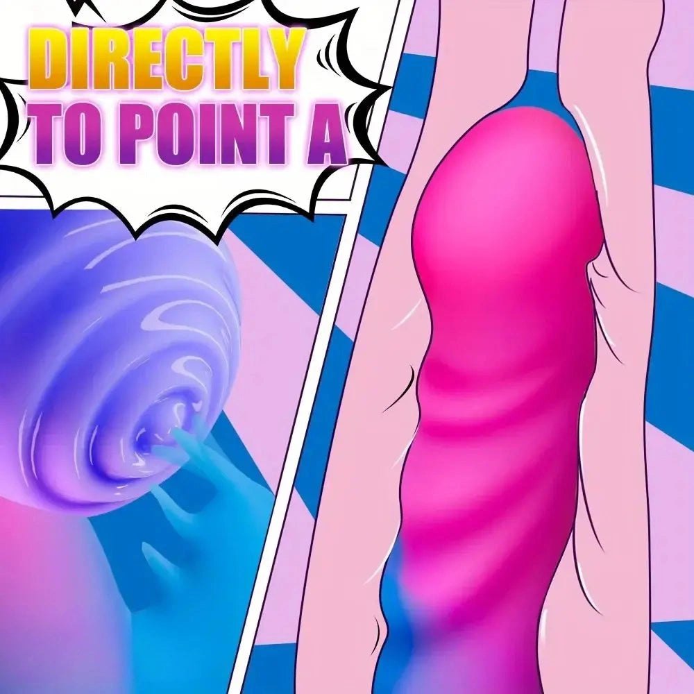 Mixed tone vibrating thrusting dildo, photo 4
