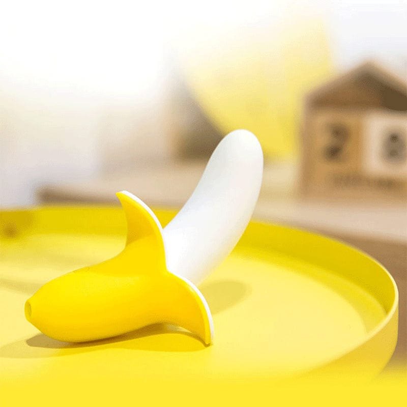 Yellow mini banana vibrator, photo 2