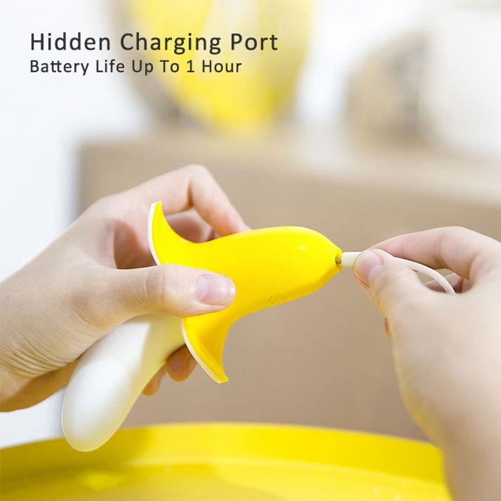 Yellow mini banana vibrator, photo 4