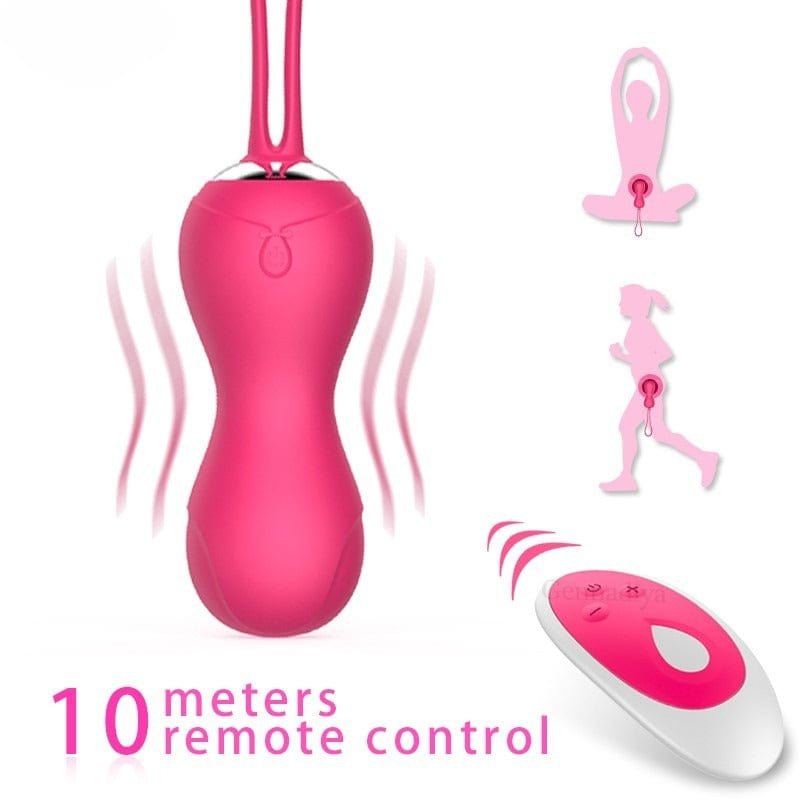 Silicone bullet egg vibrator with looped retrieval tail, photo 2