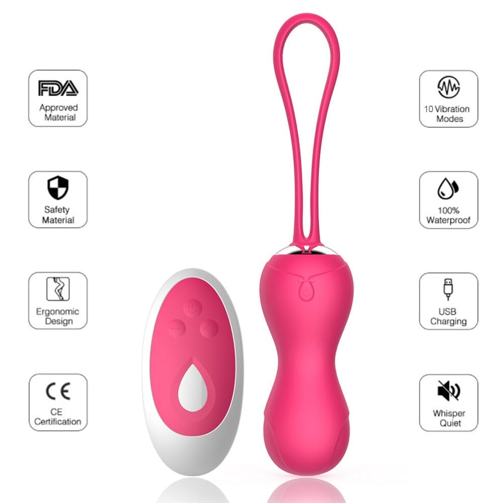 Silicone bullet egg vibrator with looped retrieval tail, photo 3