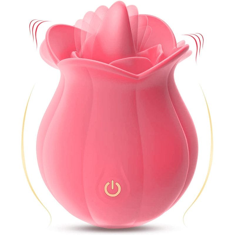 Rose-shaped tongue-licking vibrator, photo 8