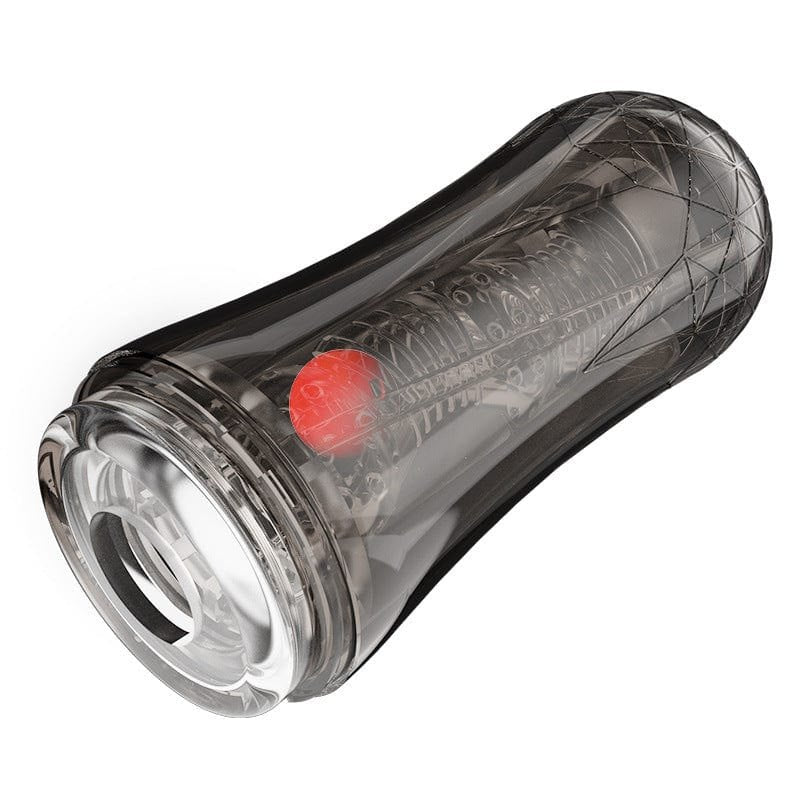 Clear crystal-cut masturbation cup, photo 1