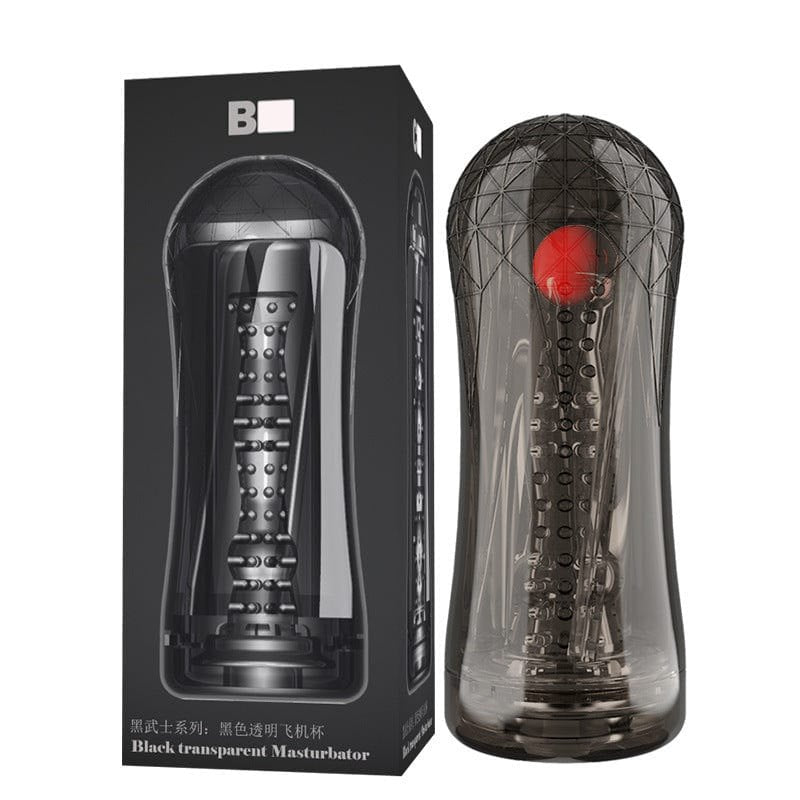 Clear crystal-cut masturbation cup, photo 6