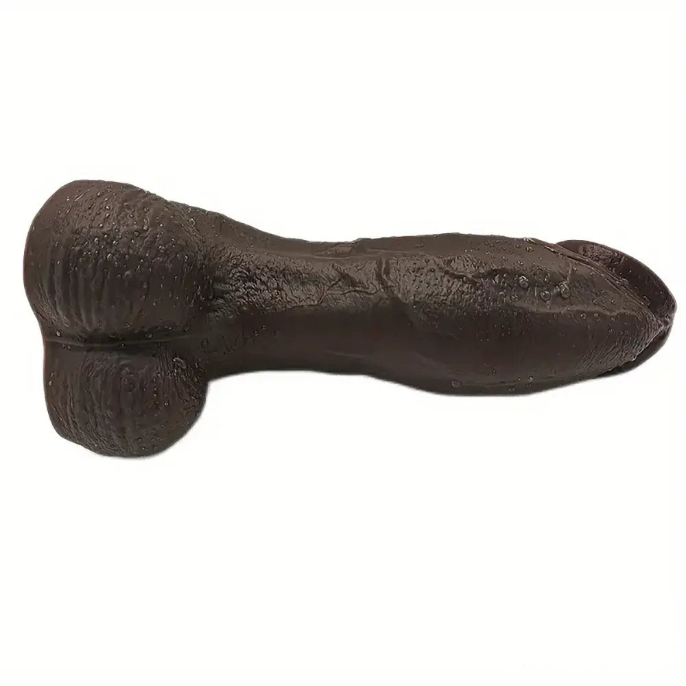 Curved silicone suction cup dildo, photo 6