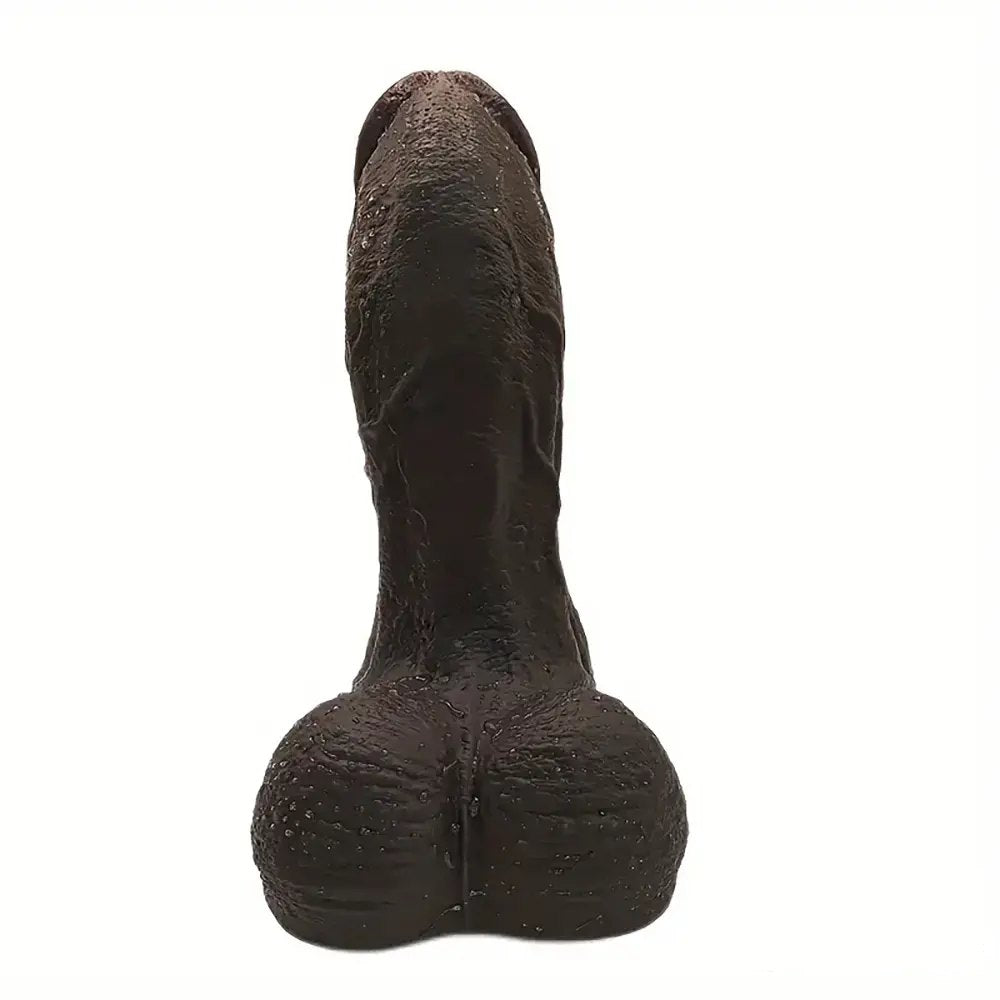 Curved silicone suction cup dildo, photo 7