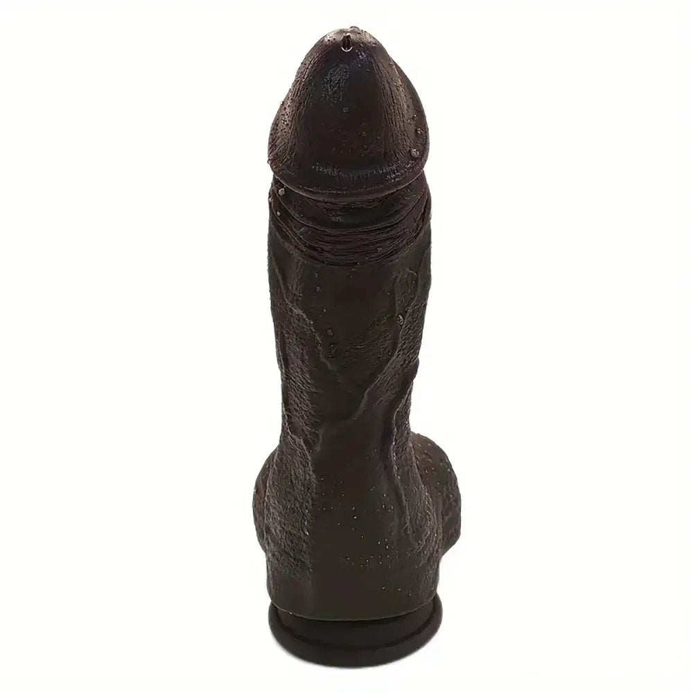 Curved silicone suction cup dildo, photo 8