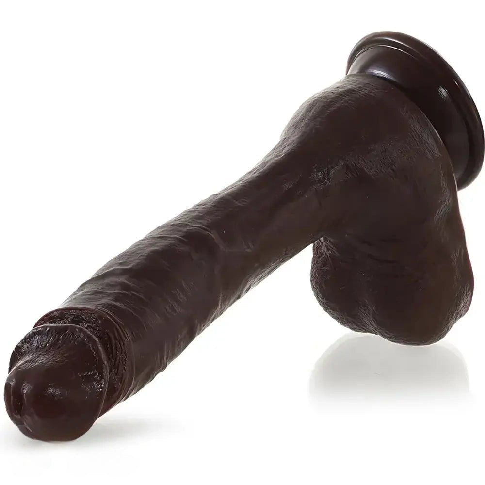 Coffee silicone realistic dildo, photo 2