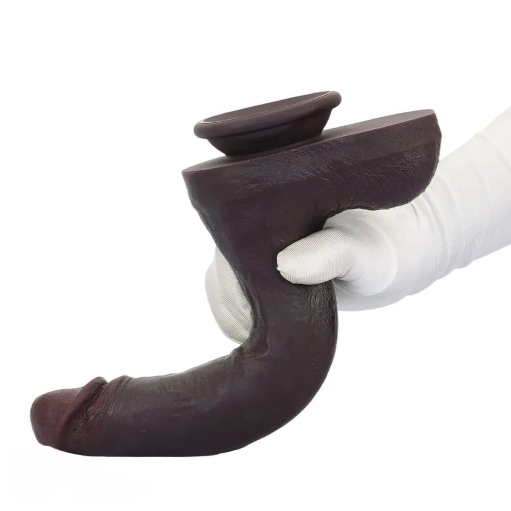 Coffee silicone suction cup dildo, photo 12