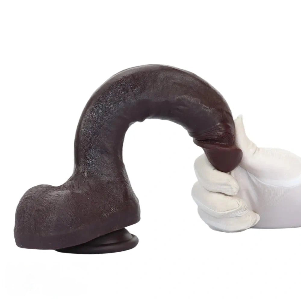 Coffee silicone suction cup dildo, photo 14
