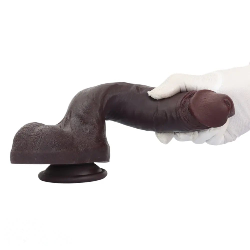Coffee silicone suction cup dildo, photo 15