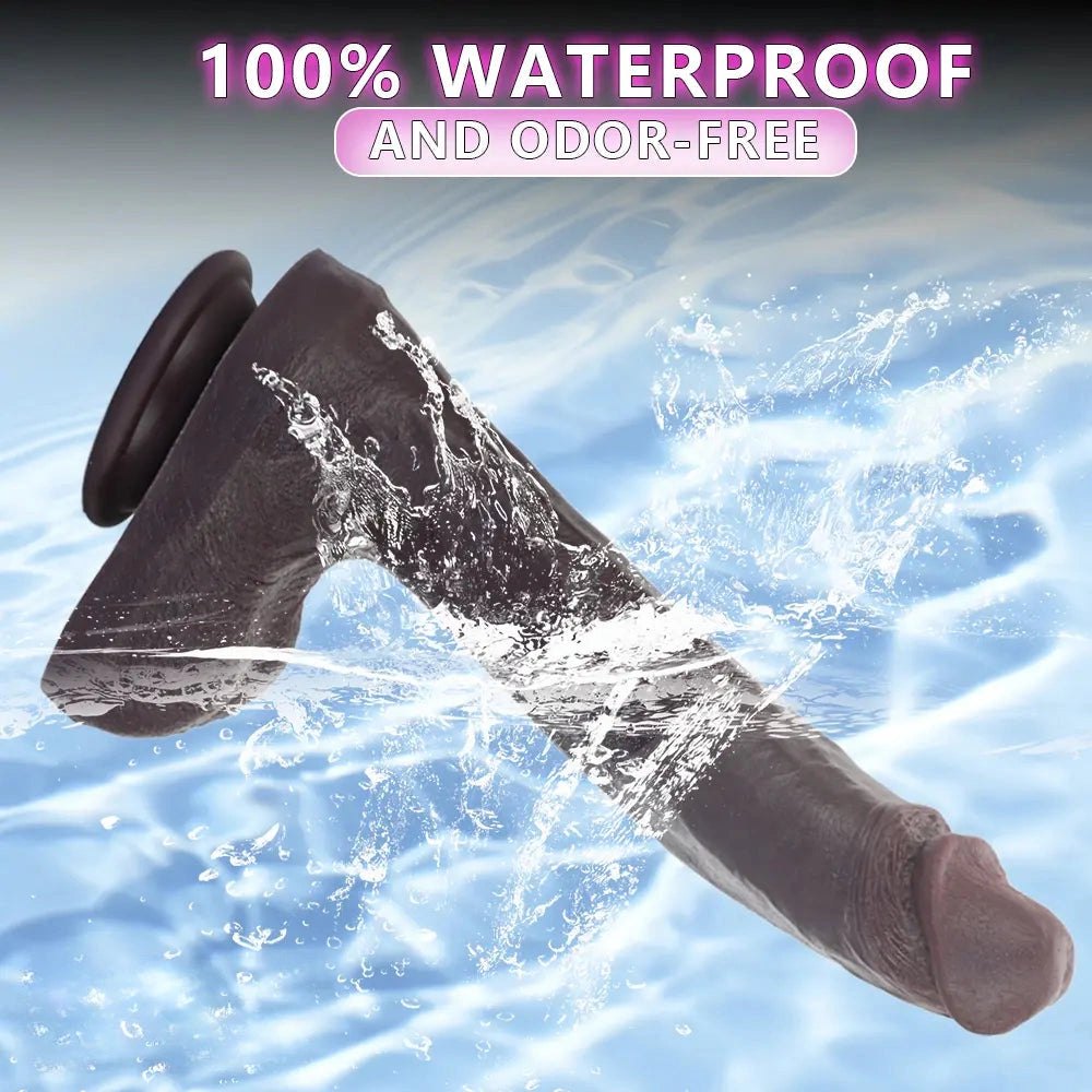 Coffee silicone suction cup dildo, photo 6