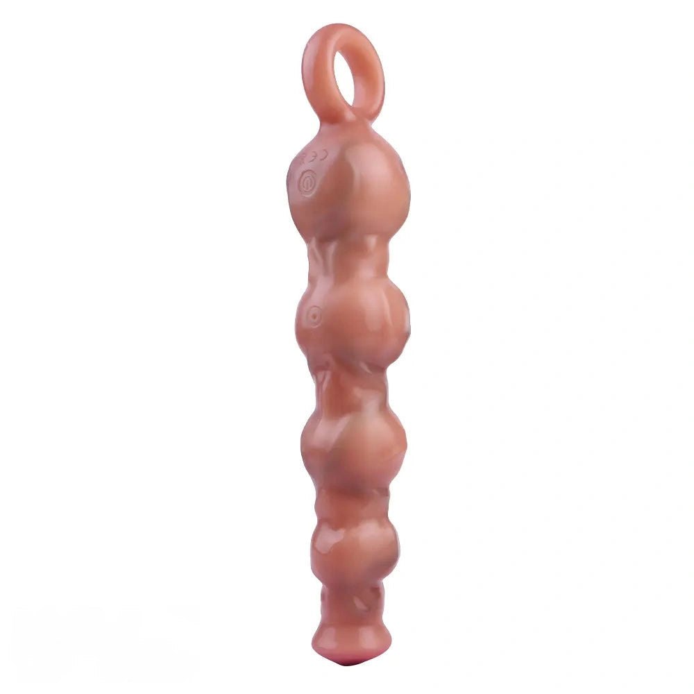 Flesh silicone pull bead dildo, photo 10