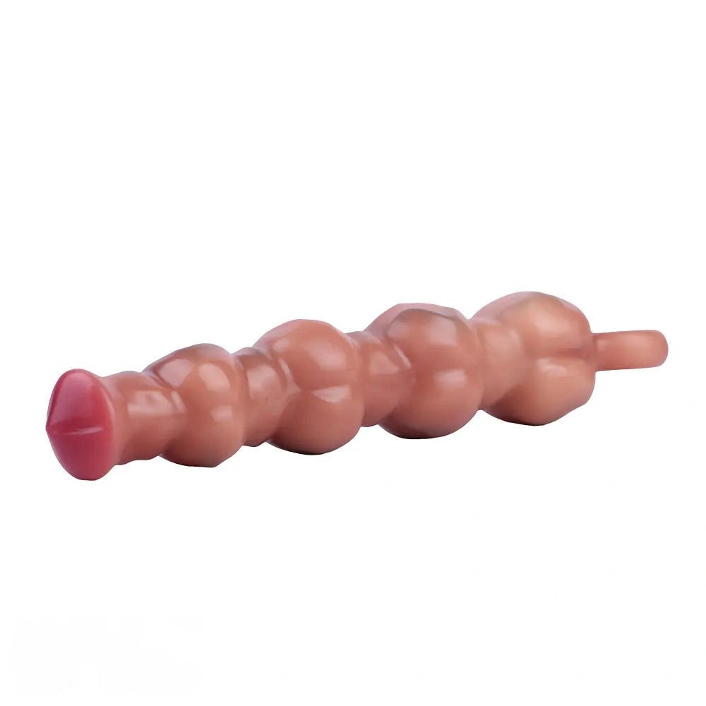 Flesh silicone pull bead dildo, photo 15