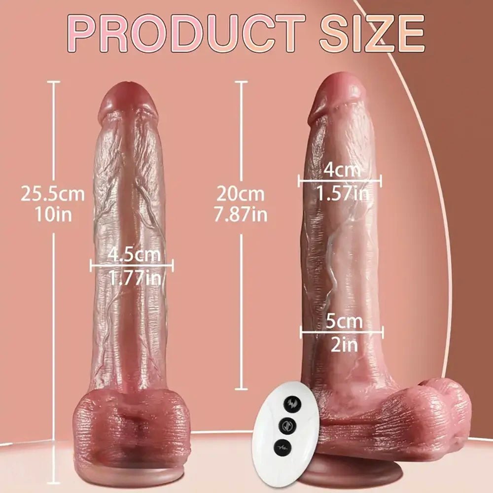 Flesh tone realistic silicone dildo, photo 6
