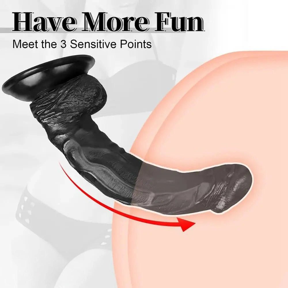 Tone realistic dildo with suction cup base, photo 4