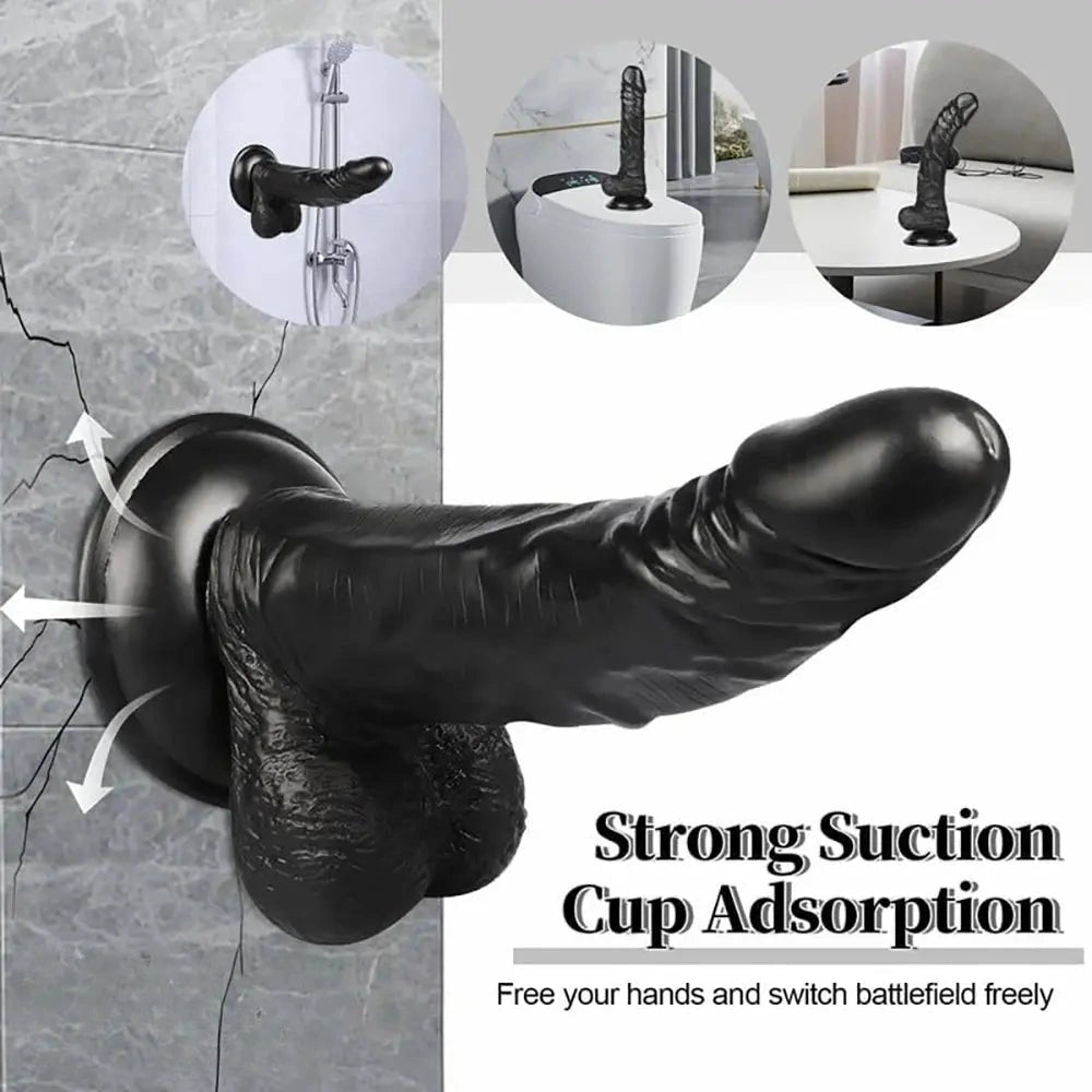 Tone realistic dildo with suction cup base, photo 7