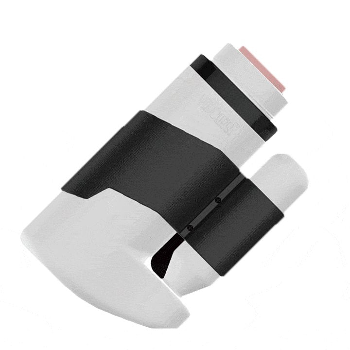 White telescopic male masturbator, photo 1